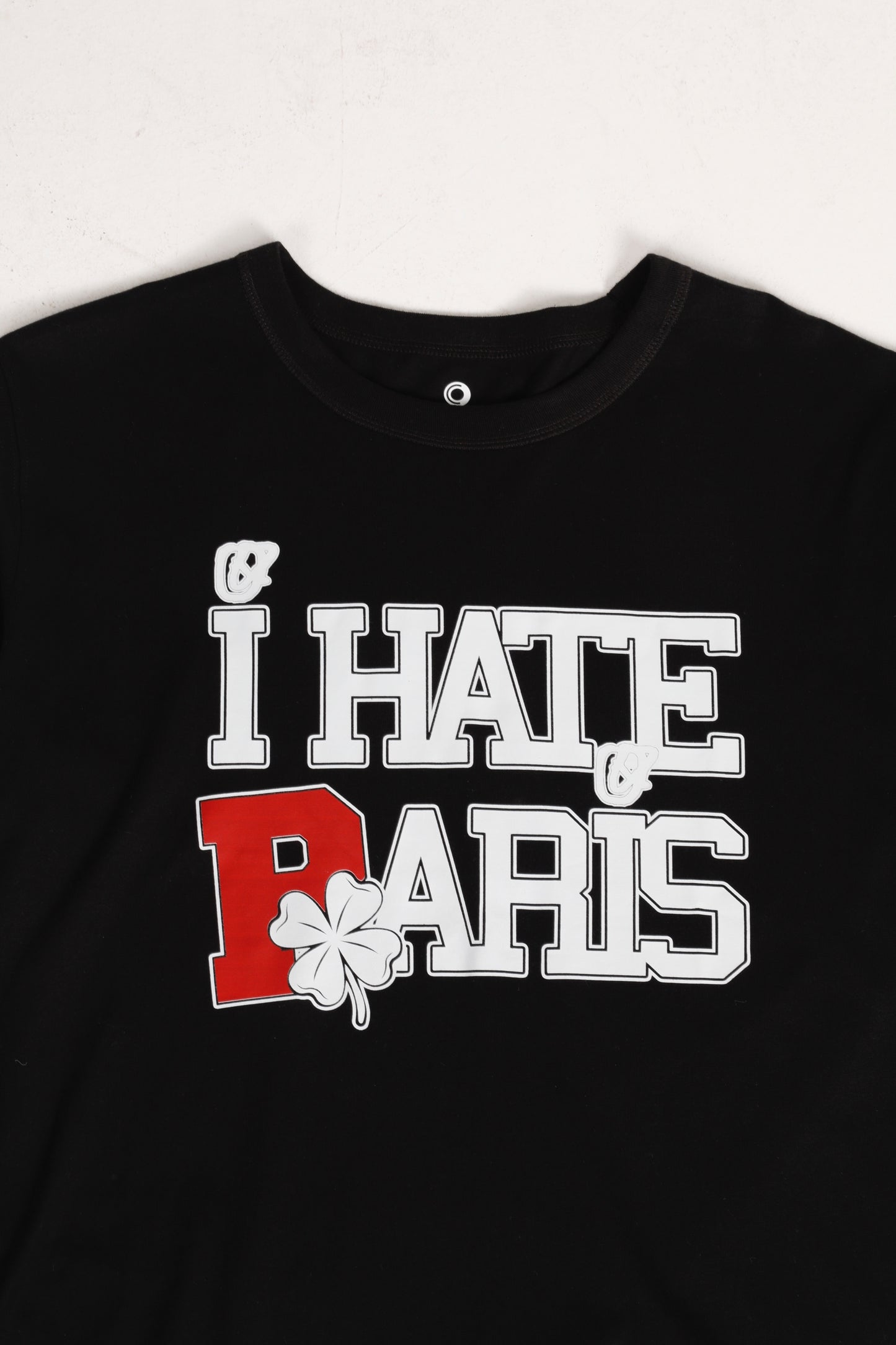 I HATE PARIS Black Tee