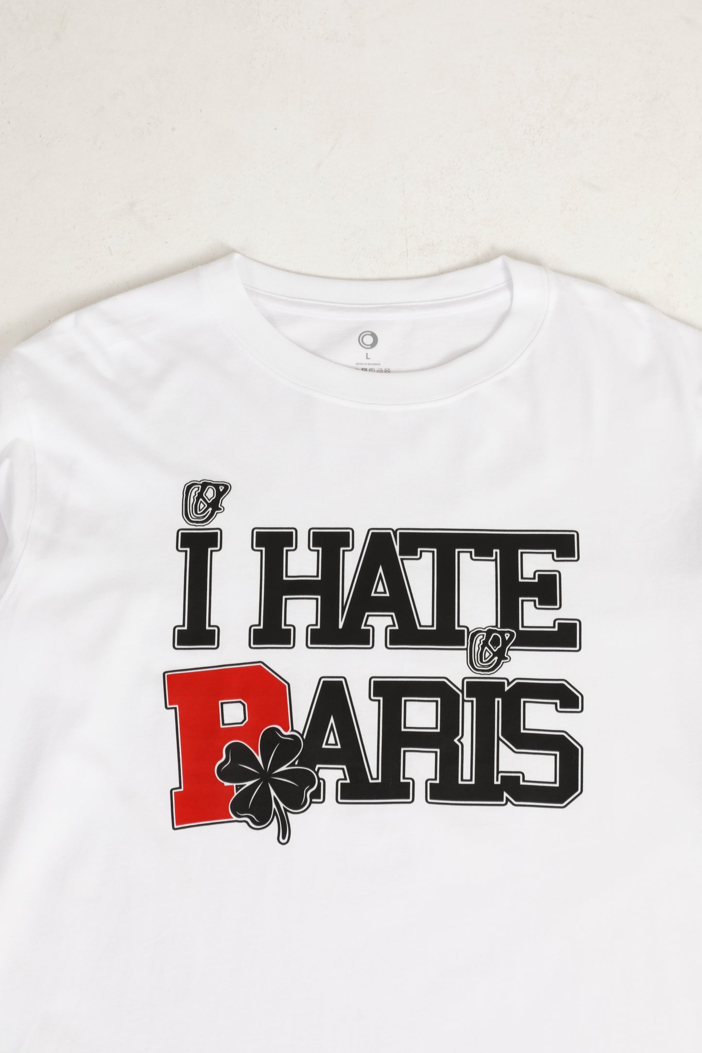 I HATE PARIS White Longsleeve