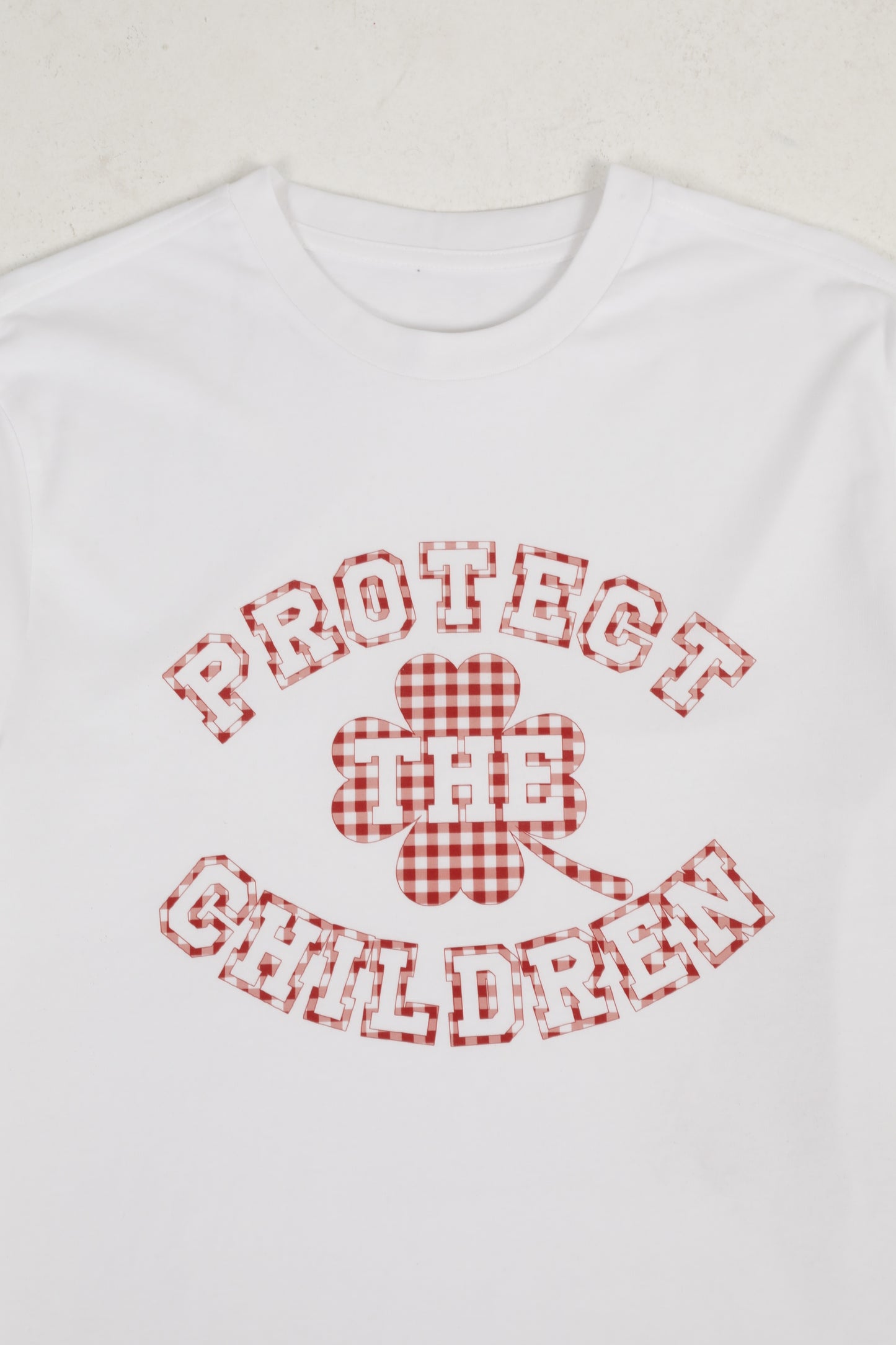 Red Vichy Tee
