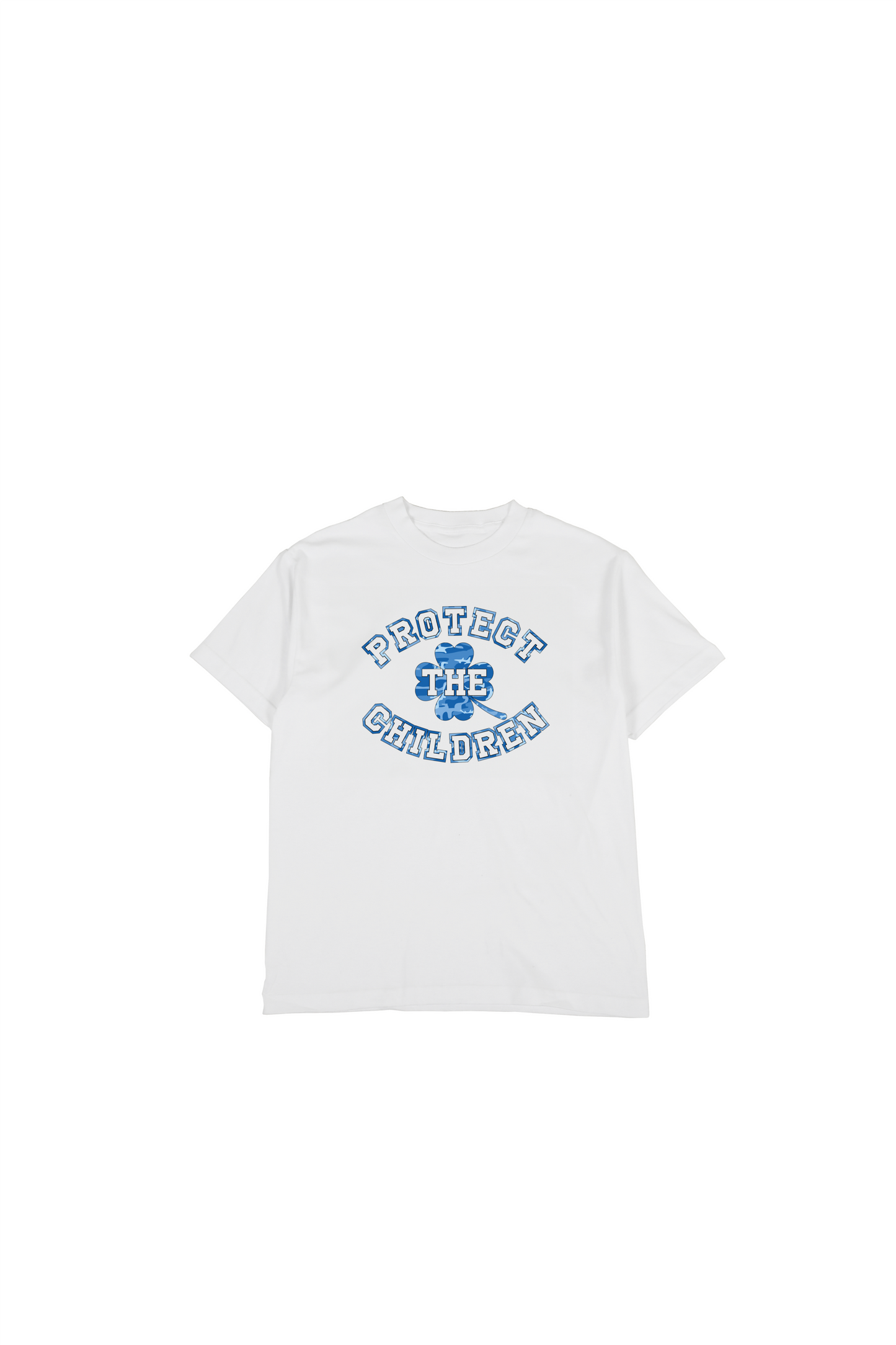 White Blue Camo Tee