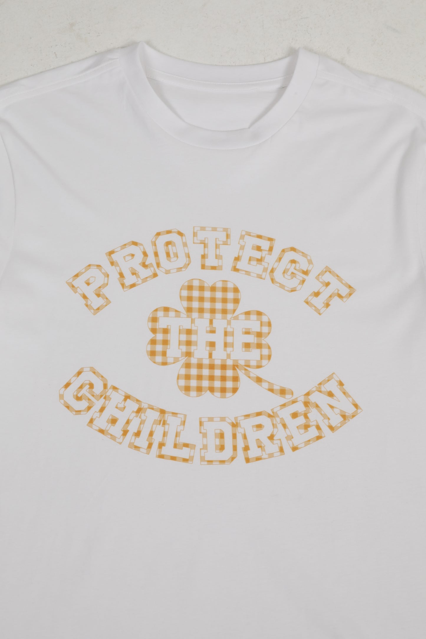 Yellow Vichy Tee