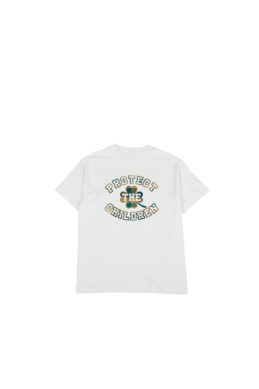 White Tartan Tee
